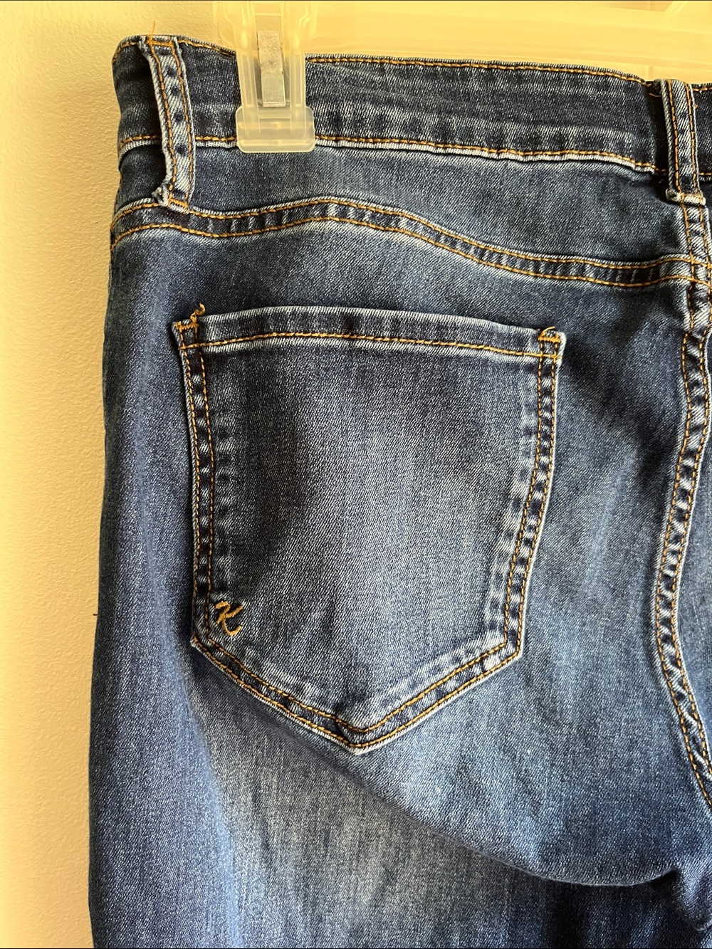Kut from the Kloth Slouchy Boyfriend Casual Dark Wash Straight Leg Jeans Sz 12 - Picture 8 of 10